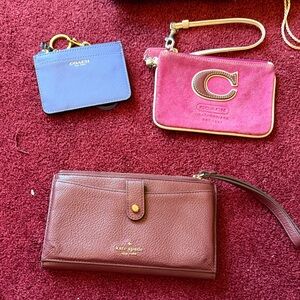 Coach and Kate Spade Wallet Set